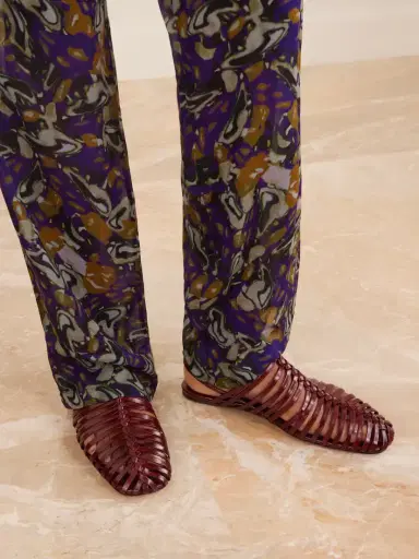 Dries Van Noten Leather Braided Sandals | Thumbnail 2 Dries Van Noten Leather Braided Sandals | Thumbnail 2