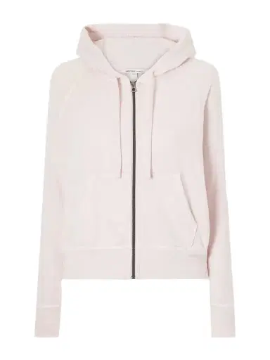 James Perse Vintage French Cotton-terry Hoodie | Thumbnail 1 James Perse Vintage French Cotton-terry Hoodie | Thumbnail 1