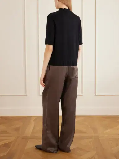 Loulou de Saison Ruth Ribbed Cashmere Sweater | Thumbnail 4 Loulou de Saison Ruth Ribbed Cashmere Sweater | Thumbnail 4