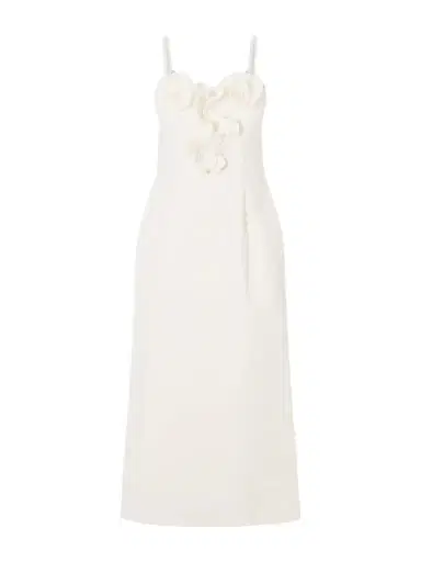 Magda Butrym Embellished Ruffled Cotton Midi Dress | Thumbnail 1 Magda Butrym Embellished Ruffled Cotton Midi Dress | Thumbnail 1