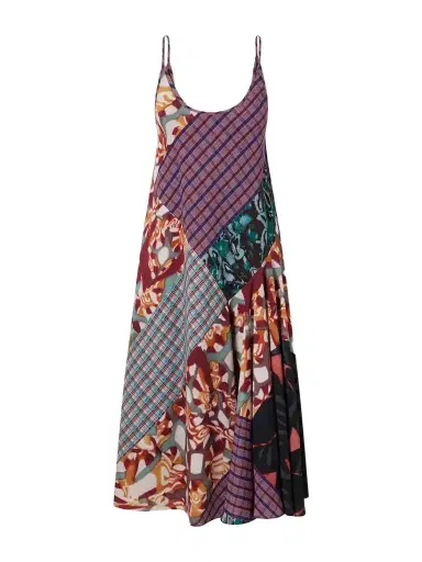 Dries Van Noten Printed Georgette Midi Dress | Thumbnail 1 Dries Van Noten Printed Georgette Midi Dress | Thumbnail 1