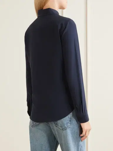 Nili Lotan Gaia Crepe De Chine Shirt | Thumbnail 3 Nili Lotan Gaia Crepe De Chine Shirt | Thumbnail 3