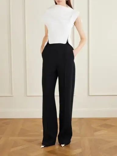 Maticevski Afterword Pleated Cady Straight-leg Pants | Thumbnail 2 Maticevski Afterword Pleated Cady Straight-leg Pants | Thumbnail 2