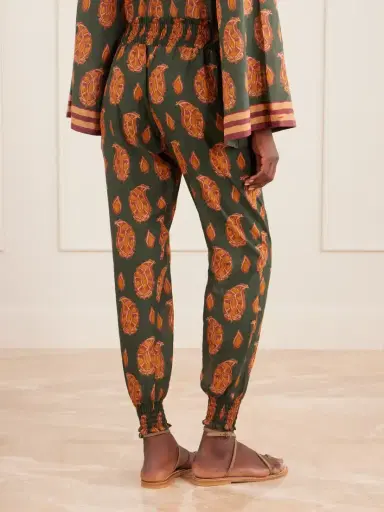 Johanna Ortiz Oasis Of The Rider Printed Cotton-voile Tapered Pants | Thumbnail 4 Johanna Ortiz Oasis Of The Rider Printed Cotton-voile Tapered Pants | Thumbnail 4