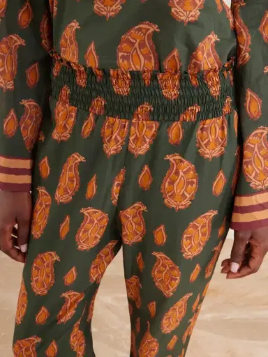 Johanna Ortiz Oasis Of The Rider Printed Cotton-voile Tapered Pants | Thumbnail 5 Johanna Ortiz Oasis Of The Rider Printed Cotton-voile Tapered Pants | Thumbnail 5