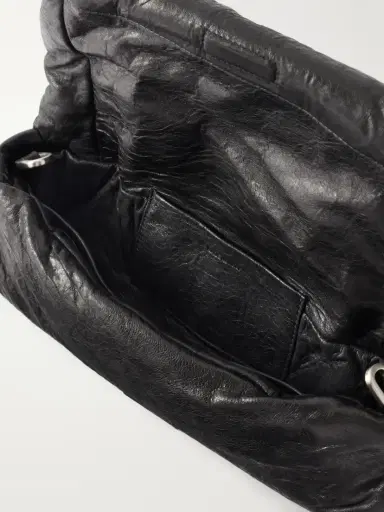 Rick Owens Baguette Logo-debossed Crinkled Leather Clutch | Thumbnail 5 Rick Owens Baguette Logo-debossed Crinkled Leather Clutch | Thumbnail 5