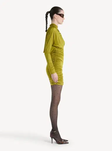 Balmain Draped flowing jersey dress | Thumbnail 7 Balmain Draped flowing jersey dress | Thumbnail 7
