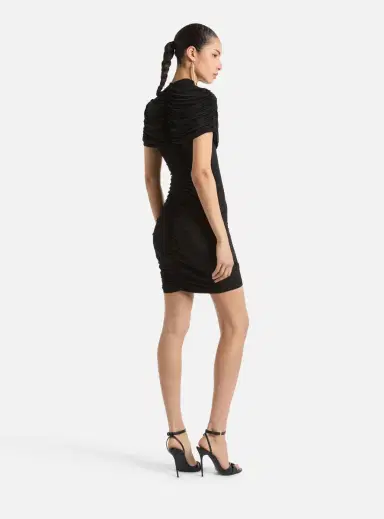 Balmain Draped jersey bodycon dress | Thumbnail 4 Balmain Draped jersey bodycon dress | Thumbnail 4