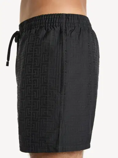 Balmain Monogram Swim Shorts | Thumbnail 4 Balmain Monogram Swim Shorts | Thumbnail 4