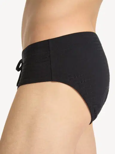 Balmain Monogram Swim Briefs in Nylon Elastane | Thumbnail 3 Balmain Monogram Swim Briefs in Nylon Elastane | Thumbnail 3