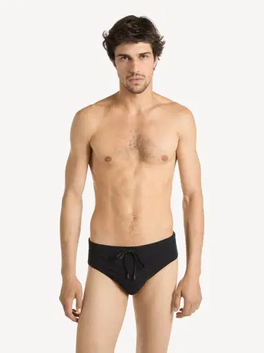 Balmain Monogram Swim Briefs in Nylon Elastane | Thumbnail 4 Balmain Monogram Swim Briefs in Nylon Elastane | Thumbnail 4