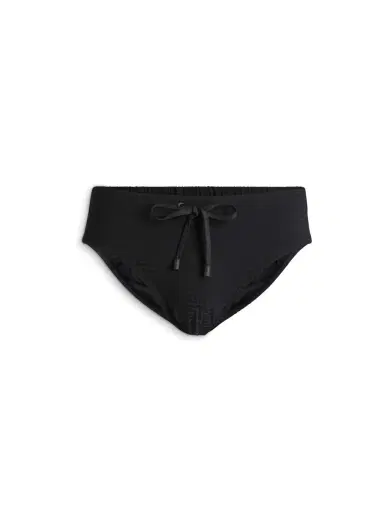 Balmain Monogram Swim Briefs in Nylon Elastane | Thumbnail 1 Balmain Monogram Swim Briefs in Nylon Elastane | Thumbnail 1