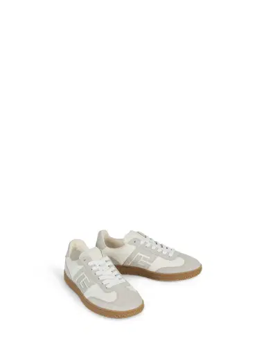 Balmain Swan sneakers in smooth leather and suede | Thumbnail 3 Balmain Swan sneakers in smooth leather and suede | Thumbnail 3