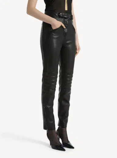 Balmain Lambskin biker trousers | Thumbnail 6 Balmain Lambskin biker trousers | Thumbnail 6