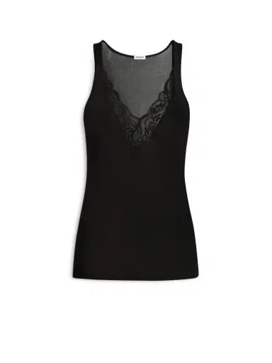 Balmain Knit vest top with lace | Thumbnail 1 Balmain Knit vest top with lace | Thumbnail 1
