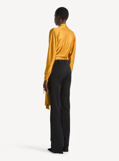 Balmain Low-waisted wool satin trousers | Thumbnail 3 Balmain Low-waisted wool satin trousers | Thumbnail 3