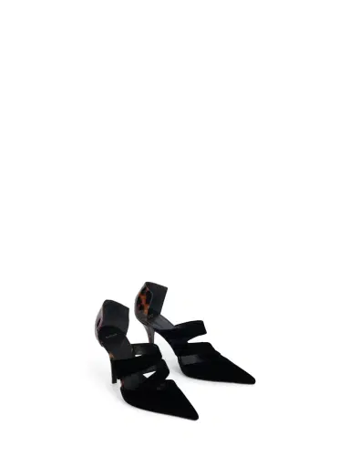 Balmain Velvet and printed patent leather pumps | Thumbnail 3 Balmain Velvet and printed patent leather pumps | Thumbnail 3