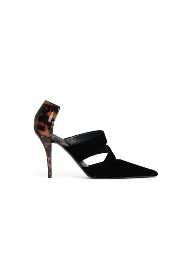Balmain Velvet and printed patent leather pumps | Thumbnail 1 Balmain Velvet and printed patent leather pumps | Thumbnail 1