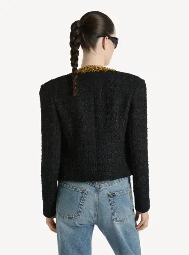 Balmain Embroidered tweed jacket | Thumbnail 3 Balmain Embroidered tweed jacket | Thumbnail 3