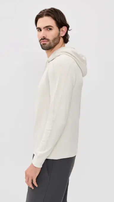 RLX Ralph Lauren Tech Waffle Knit Hoodie Stone Pebble S | Thumbnail 4 RLX Ralph Lauren Tech Waffle Knit Hoodie Stone Pebble S | Thumbnail 4