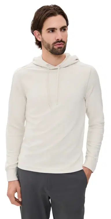 RLX Ralph Lauren Tech Waffle Knit Hoodie Stone Pebble S | Thumbnail 1 RLX Ralph Lauren Tech Waffle Knit Hoodie Stone Pebble S | Thumbnail 1