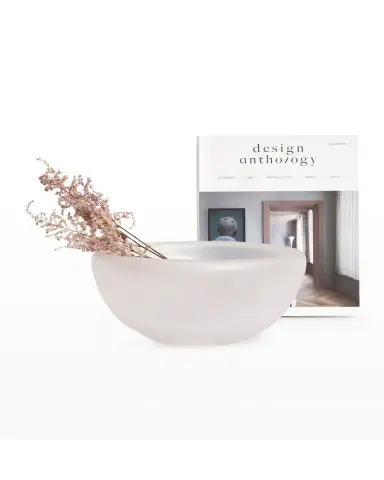 Kosta Boda Beans Clear Frosted Crystal Decorative Bowl | Thumbnail 2 Kosta Boda Beans Clear Frosted Crystal Decorative Bowl | Thumbnail 2