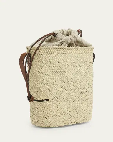 LOEWE x Paula's Ibiza Anagram Pocket Crossbody Bag in Iraca Palm | Thumbnail 3 LOEWE x Paula's Ibiza Anagram Pocket Crossbody Bag in Iraca Palm | Thumbnail 3