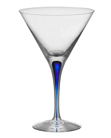 Orrefors Intermezzo Blue Martini Glass, 7 oz. | Thumbnail 1 Orrefors Intermezzo Blue Martini Glass, 7 oz. | Thumbnail 1