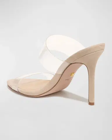 Veronica Beard Asha Transparent Dual-Band Slide Sandals | Thumbnail 3 Veronica Beard Asha Transparent Dual-Band Slide Sandals | Thumbnail 3