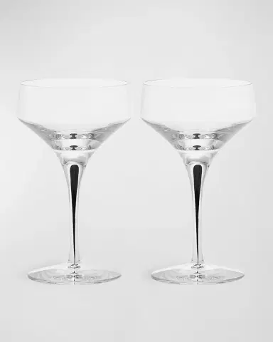 Orrefors Metropol Coupe Glasses | Thumbnail 2 Orrefors Metropol Coupe Glasses | Thumbnail 2
