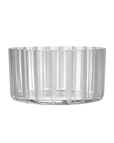 Orrefors 6" Cut in Number Stripes Bowl | Thumbnail 1 Orrefors 6" Cut in Number Stripes Bowl | Thumbnail 1