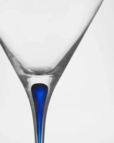Orrefors Intermezzo Blue Martini Glasses, Set of 2 | Thumbnail 3 Orrefors Intermezzo Blue Martini Glasses, Set of 2 | Thumbnail 3