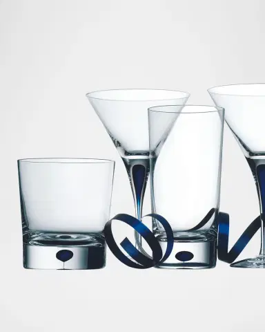 Orrefors Intermezzo Blue Martini Glasses, Set of 2 | Thumbnail 4 Orrefors Intermezzo Blue Martini Glasses, Set of 2 | Thumbnail 4