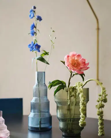 Kosta Boda Blue Pavilion Vase | Thumbnail 4 Kosta Boda Blue Pavilion Vase | Thumbnail 4