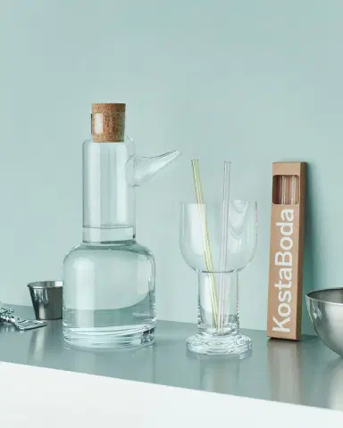 Kosta Boda Sipsavor 2-Piece Glass Straw Set | Thumbnail 4 Kosta Boda Sipsavor 2-Piece Glass Straw Set | Thumbnail 4