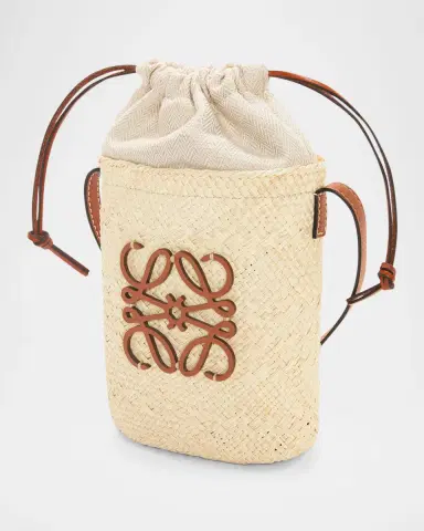 LOEWE x Paula's Ibiza Anagram Pocket Crossbody Bag in Iraca Palm | Thumbnail 3 LOEWE x Paula's Ibiza Anagram Pocket Crossbody Bag in Iraca Palm | Thumbnail 3