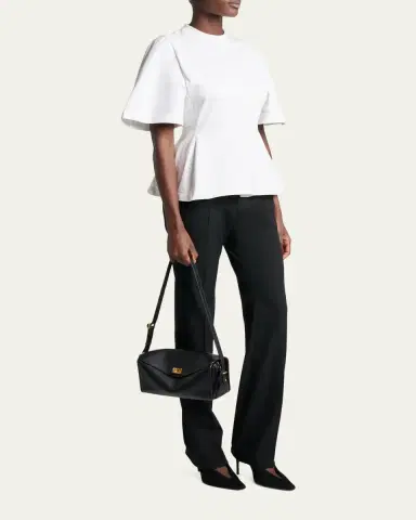 Balenciaga Le 7 Medium Leather Shoulder Bag | Thumbnail 5 Balenciaga Le 7 Medium Leather Shoulder Bag | Thumbnail 5