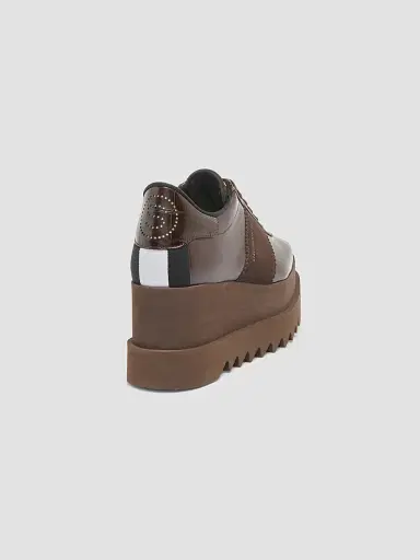 Stella McCartney Women's Sneakelyse Platform Sneakers - Coffee | Thumbnail 2 Stella McCartney Women's Sneakelyse Platform Sneakers - Coffee | Thumbnail 2