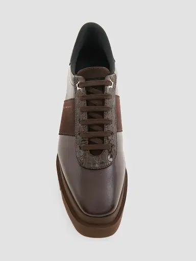 Stella McCartney Women's Sneakelyse Platform Sneakers - Coffee | Thumbnail 4 Stella McCartney Women's Sneakelyse Platform Sneakers - Coffee | Thumbnail 4