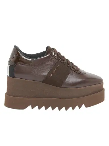 Stella McCartney Women's Sneakelyse Platform Sneakers - Coffee | Thumbnail 1 Stella McCartney Women's Sneakelyse Platform Sneakers - Coffee | Thumbnail 1