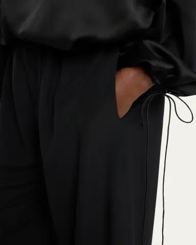 Chloé Flared Hem Silk Trousers | Thumbnail 5 Chloé Flared Hem Silk Trousers | Thumbnail 5