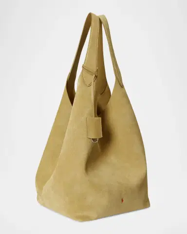 Polo Ralph Lauren Polo Play Suede Large Tote | Thumbnail 6 Polo Ralph Lauren Polo Play Suede Large Tote | Thumbnail 6