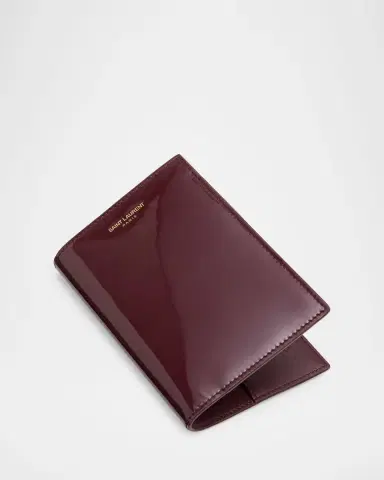 Saint Laurent Patent Leather Passport Case | Thumbnail 4 Saint Laurent Patent Leather Passport Case | Thumbnail 4