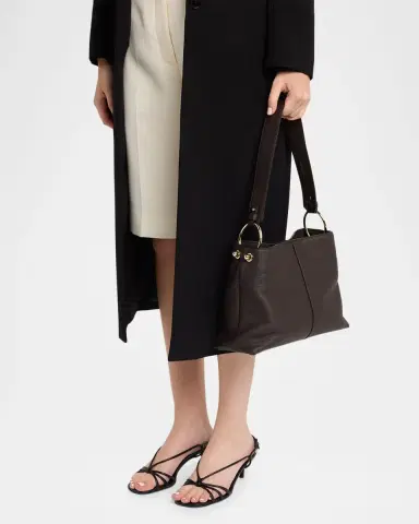 STRATHBERRY Lana Grain Leather Hobo Bag | Thumbnail 2 STRATHBERRY Lana Grain Leather Hobo Bag | Thumbnail 2