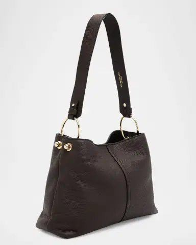 STRATHBERRY Lana Grain Leather Hobo Bag | Thumbnail 3 STRATHBERRY Lana Grain Leather Hobo Bag | Thumbnail 3