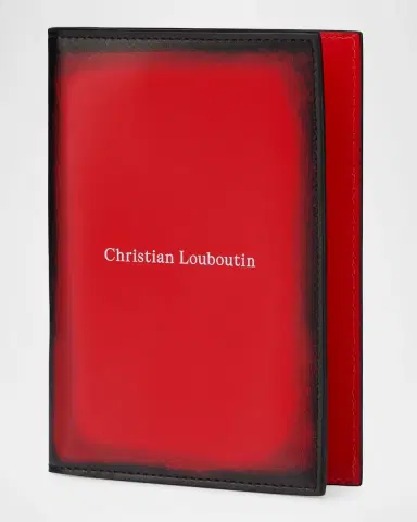Christian Louboutin Men's Canopy Leather Passport Holder | Thumbnail 4 Christian Louboutin Men's Canopy Leather Passport Holder | Thumbnail 4
