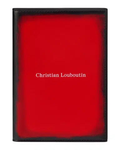 Christian Louboutin Men's Canopy Leather Passport Holder | Thumbnail 1 Christian Louboutin Men's Canopy Leather Passport Holder | Thumbnail 1