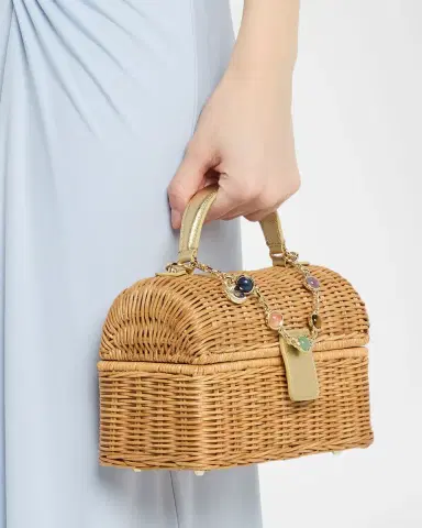 Judith Leiber Couture Isla Basket Top-Handle Bag | Thumbnail 2 Judith Leiber Couture Isla Basket Top-Handle Bag | Thumbnail 2