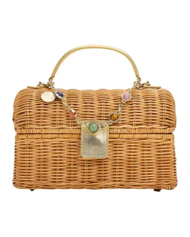 Judith Leiber Couture Isla Basket Top-Handle Bag | Thumbnail 1 Judith Leiber Couture Isla Basket Top-Handle Bag | Thumbnail 1