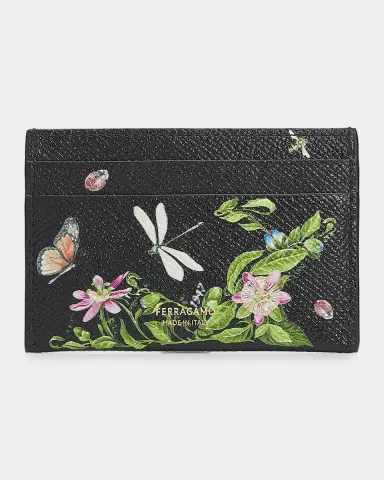 Ferragamo Gancini Eden Shoe Leather Card Case | Thumbnail 2 Ferragamo Gancini Eden Shoe Leather Card Case | Thumbnail 2
